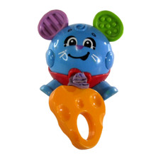 Fisher Price Vibrating Mouse with Cheese 2005 Mattel Marks on the Feet Tested