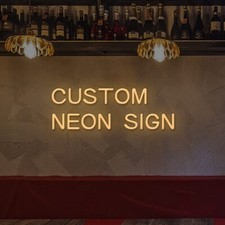 Custom Glass Tube Neon Sign, Handmade Personalized Neon Light for Bar, Cafe, ect