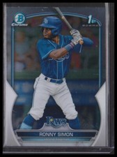 2023 Bowman #BCP-112 Ronny Simon Chrome Prospects Tampa Bay Rays