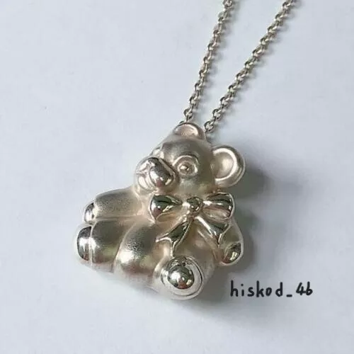 Tiffany & Co. Teddy Bear Necklace Pendant Silver SV 925 Accessory Jewellery  Used | eBay