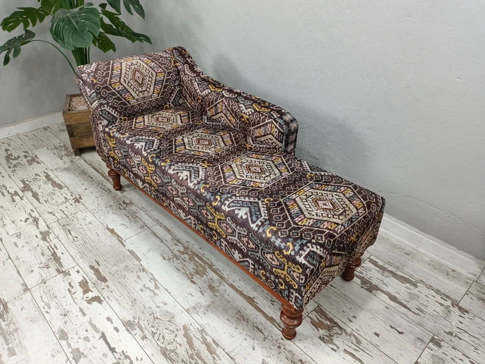 Storage sofa bed, Chaise lounge sofa, Upholstered sofa, Lounging chair, - Image 3 of 4