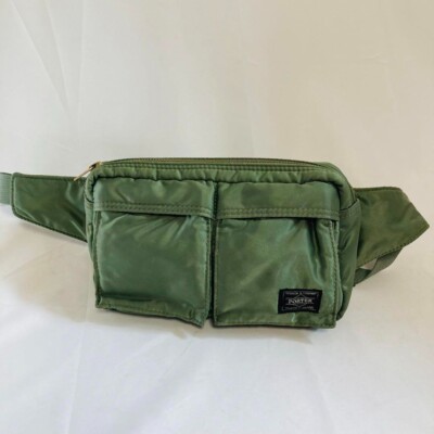 YOSHIDA PORTER Tanker Waist Bag Shoulder bag Sage green unisex