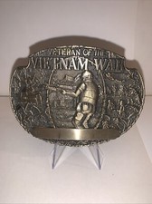 Vintage Veteran Of The Vietnam War Belt Buckle