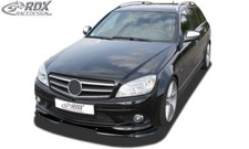 RDX Spoilerlippe für MERCEDES C-Klasse W204 S204 AMG Ansatz Schwert Leiste 