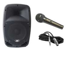Audio2000'S 6407 Rechargeable Portable PA w/Bluetooth & One Wired Microphone -MR