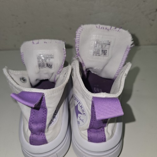 Converse All Star Move Color Pop Kids 10.5 Platform Sneaker White High Top Shoes - Picture 10 of 10