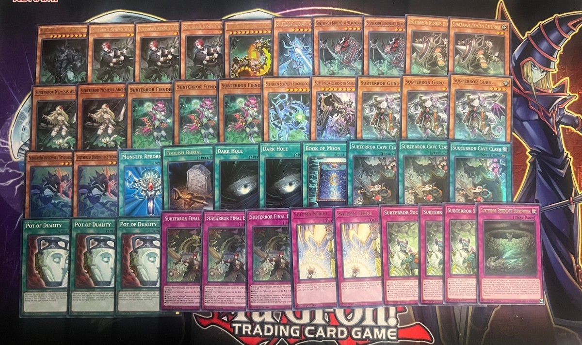 SUBTERROR BEHEMOTH ULTRAMAFUS NEMESIS SOLEMN STRIKE POT DUALITY YUGIOH DECK 