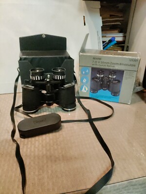 アクセサリー Buco 70s SEARS Protector Vintage Sears 7-15 x 35mm Binoculars Model 473.2520300 Zoom