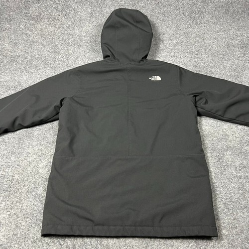 NORTH FACE Jacket Youth Kid Boys XL 18-20 Black Windwall Fleece Lined Hiking - Picture 16 of 17