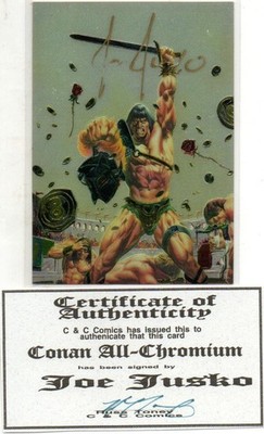 Conan, Comic Bilder 1993: Joe Jusko Autogramm Basiskarte #67