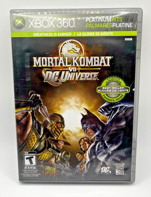 Mortal Kombat vs. DC Universe -- Platinum Hits (Microsoft Xbox 360, 2009)