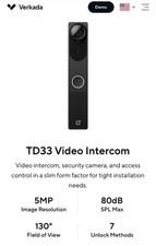 Verkdada TD33 Intercom
