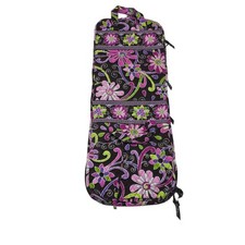 Vera Bradley Hanging Organizer Travel Toiletry Bag Floral Print Purple Green