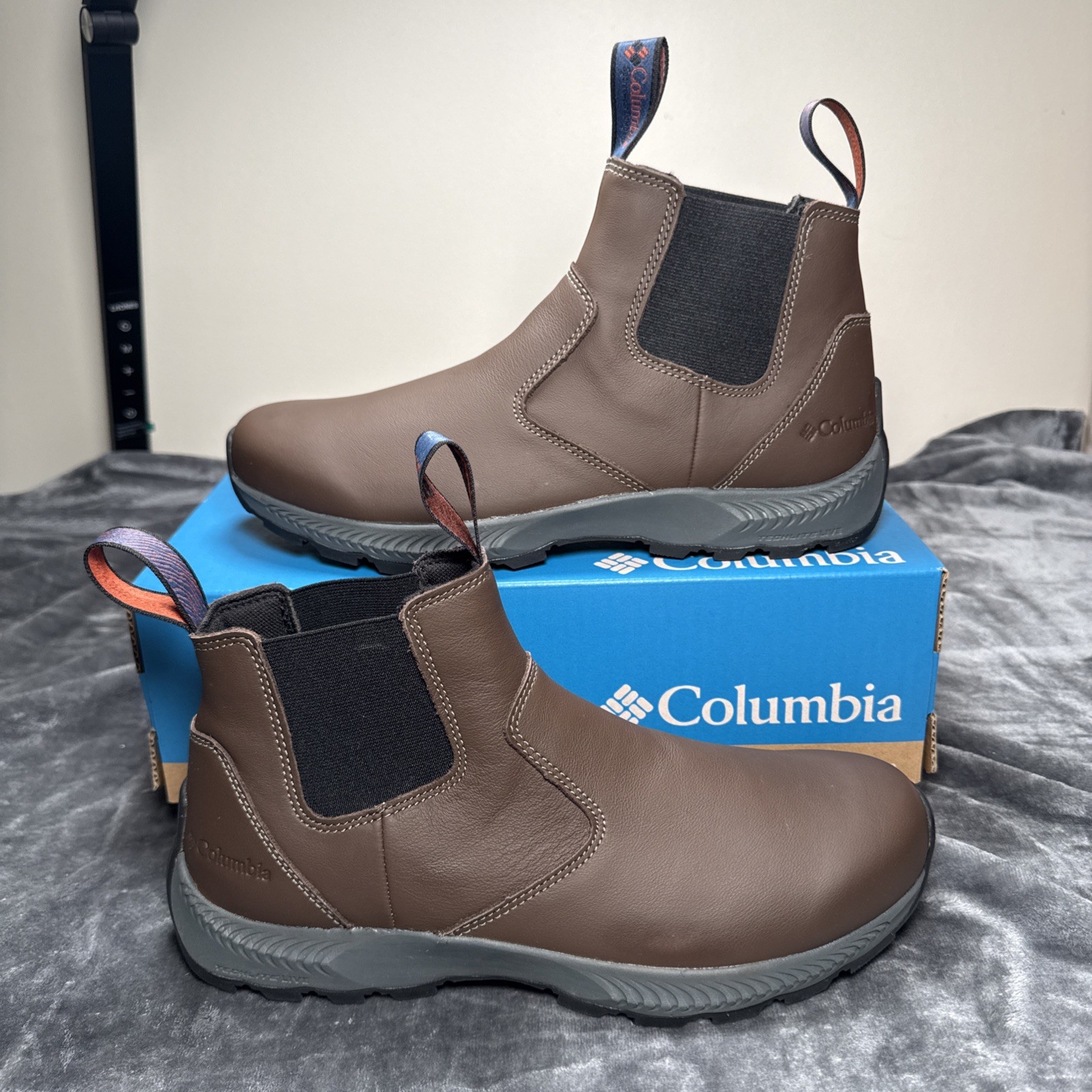 's Boots Size 10 Columbia Landroamer Omni Grip Expresso Slip