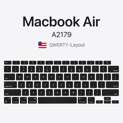 MacBook Air Keycap Replacement Keyboard Key + Switch US QWERTY OEM 2020 RETINA