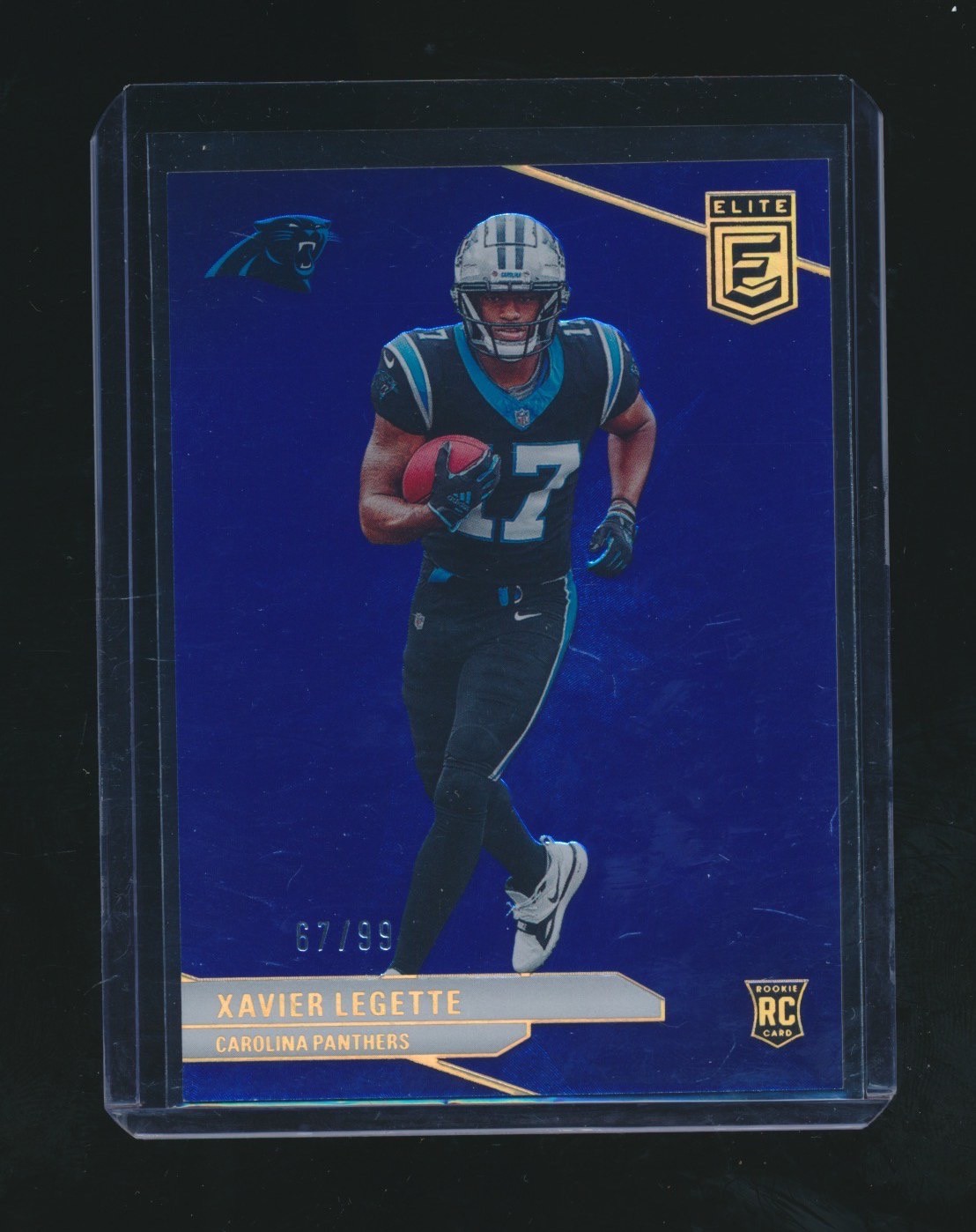 XAVIER LEGETTE 2024 PANINI ELITE BLUE RC PARALLEL 67/99 #113