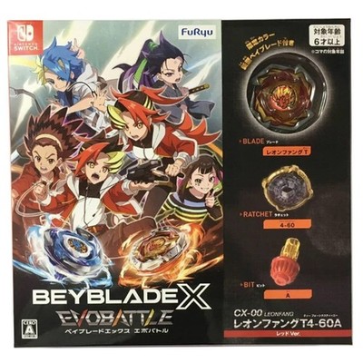 leonsophieページ Beyblade X Leon Fang T4-60A CX-00 with Evobattle Nintendo Switch
