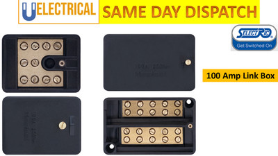SELECTRIC 100 AMP DP 5 WEGE FÜR METER TAILS - 2 polig 2x5 fach 1 polig 1x 5 fach 35mm