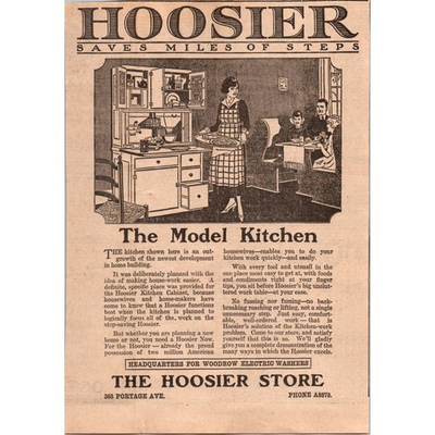 #ad Hoosier Store Woodrow Electric Washers Portage Ave 1920 Winnipeg Clipping SAI8 5 $27.00