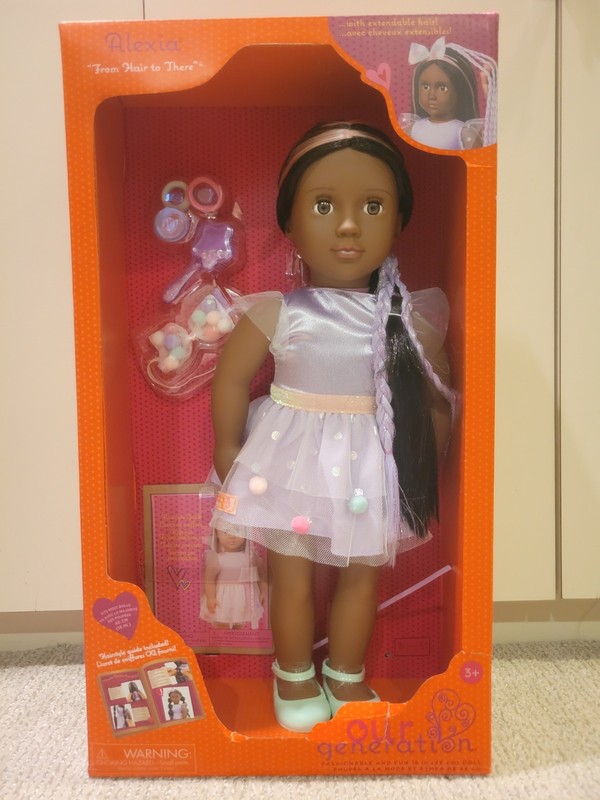Our Generation Alexia From Hair to There 18in Doll w/ Outfit & Accessories