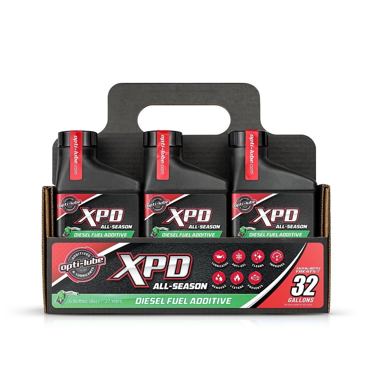 Opti-Lube XPD Formula Diesel Fuel Additive: 6 Pack of 8oz Bo