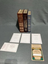 EASTON PRESS Library Of Great Lives Lot Of 3 LEATHER BOOKS Disraeli NAPOLEAN