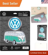 Fun Volkswagen Vinyl Decals - Retro Stickers For Laptops And Vehicles 2 Pack