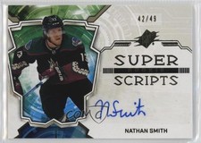 2022-23 SPx Rookie Superscripts Gold 42/49 Nathan Smith #SSR-NS Auto 0jb8