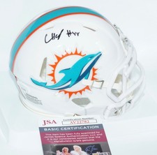 CHOP ROBINSON #44 Signed Miami Dolphins Mini Helmet + JSA COA 22782