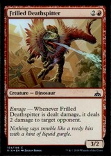 Frilled Deathspitter 104 Common Rivals of Ixalan Magic: The Gathering Near Mint