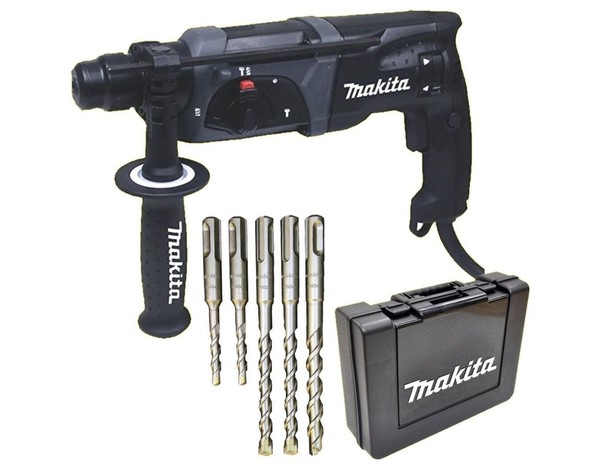 Makita Kombihammer Bohrhammer MeißEl Sds-Plus Mit Koffer HR2470BX40-image