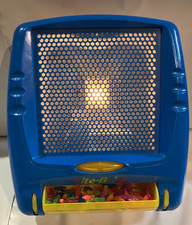 2003 Hasbro Lite Brite Flat Screen Blue with Pegs Works