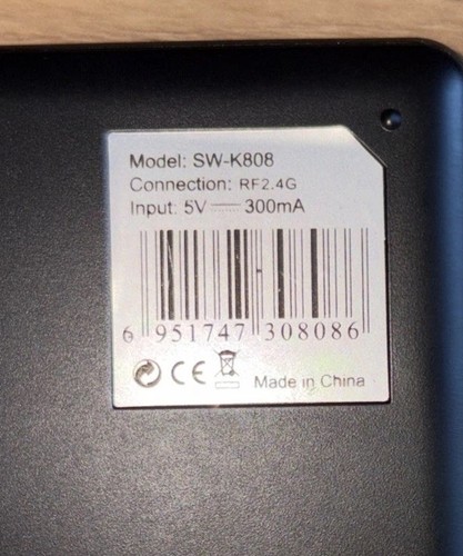 2.4G Mini Wireless Keyboard USB Touchpad Remote PC Laptop. No cable spare parts - Photo 8/15