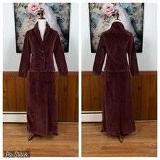 Fabulous Vintage 1970s Sears JR Bazaar Velvet Maxi Set