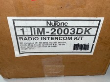 NEW Nutone IM-2003DK Master Intercom Kit IM-2003D w/3 INDOOR SPEAKERS  1 DOOR 