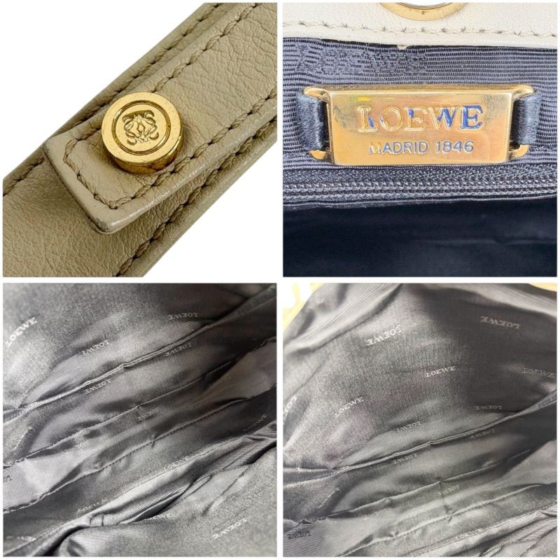 Loewe Draw String Shape Shoulder Bag Anagram Logo… - image 11