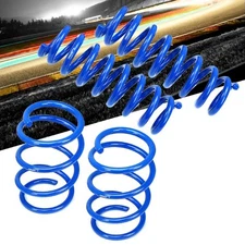Manzo Race Sport Blue Lowering Spring Kit For 12-19 BMW 3-Series F30 RWD Sedan