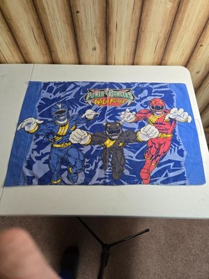 Mighty Morphin Power Rangers Wild Force Pillowcase Standard Size Franco 2002