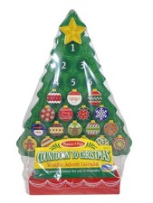 Melissa  Doug Countdown To Christmas Wooden Advent Calendar Magnetic Tree