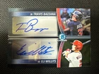 2025 Bowman Draft Auto Eli Willits & Travis Bazzana Black Refractor 01/10