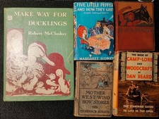1911-1941 Vintage Children/Teen Books 5 McCloskey, Burgers, Sidney,Sewell,Beard