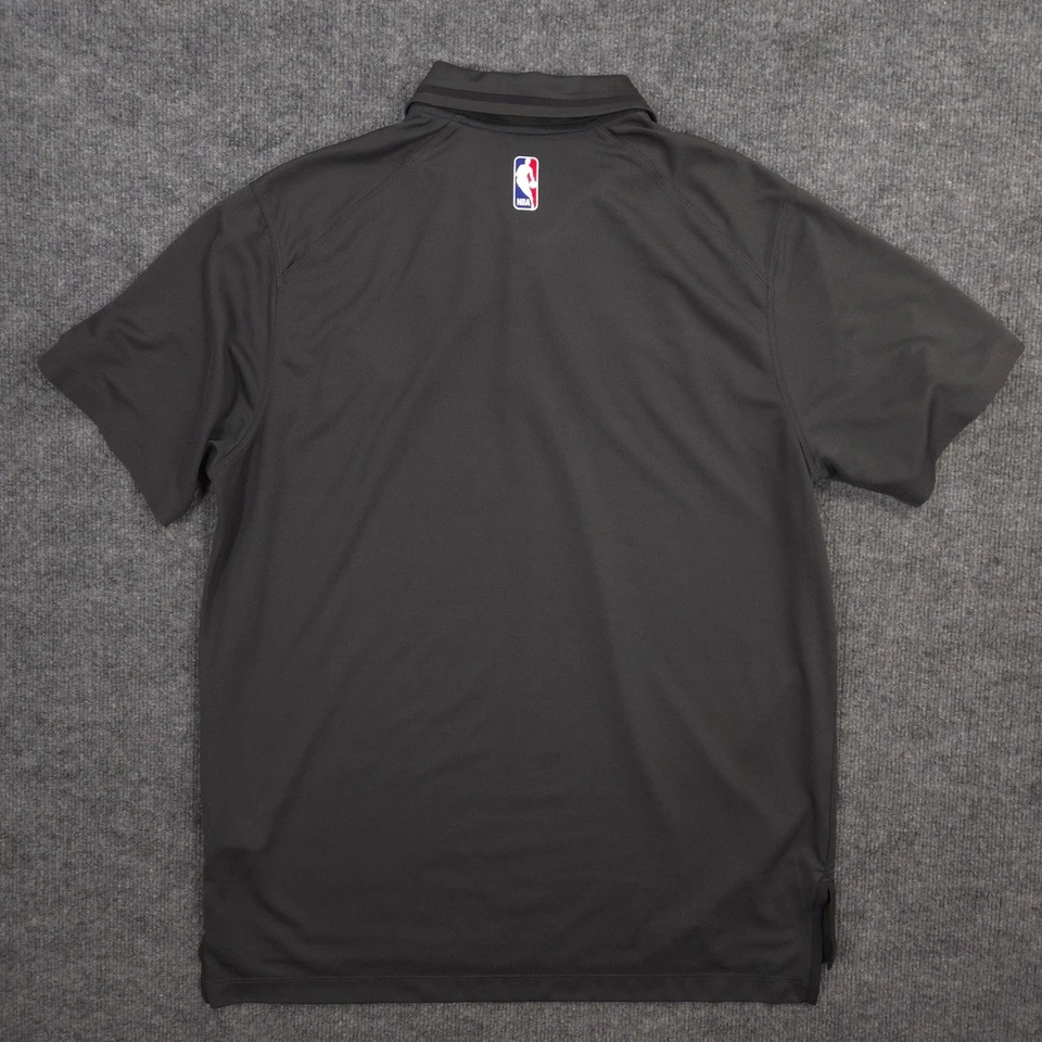 Nike NBA Boston Celtics Declaración Polo Para Hombre Grande Gris Dri-Fit Rendimiento Foto 4 de 4