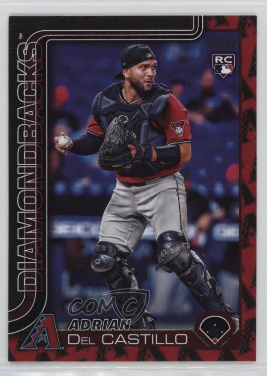 2025 Topps Series 1 Team Color Adrian Del Castillo #226 Rookie RC 0s2