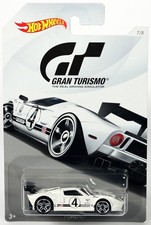 Hot Wheels Ford GT Gran Turismo Series - FKF33 NRFP 2017 White 1:64