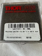 Thorlabs LA1131-B-ML Ø1" N-BK7 Plano-Convex Lens, SM1-Threaded Mount, f = 50 mm
