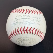 Vintage Joe Cronin Reach 1970s Unsigned Official American League Baseball