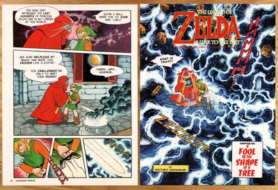 Legend of Zelda a Link to the Past Comic - Video Game Print Ads Poster Art 1992