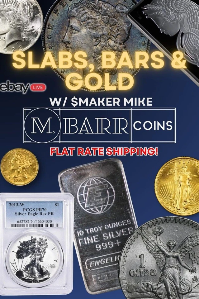 $6.90 Start Sudden Death - Silver, Morgan, Slabs Deals from $3m EL1335  p2