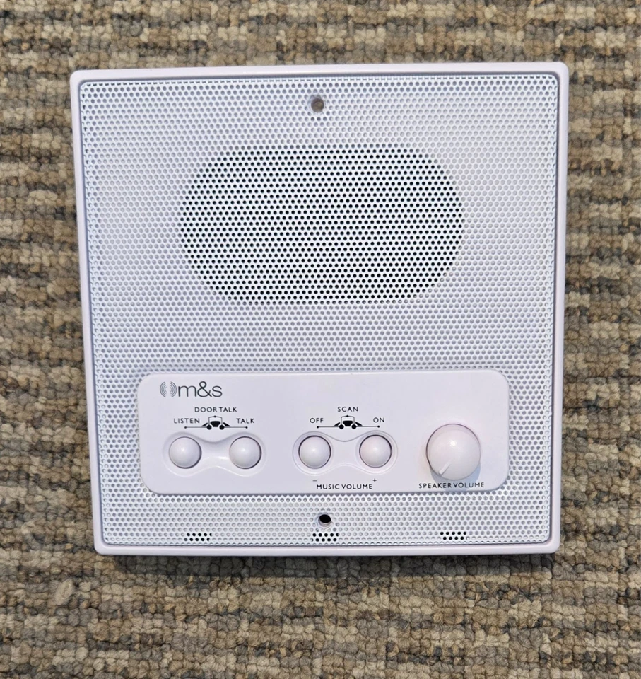 M&S SYSTEMS M&S DMC4RS Retrofit White 4-Wire Radio Remote Indoor Room Station NEW No Box