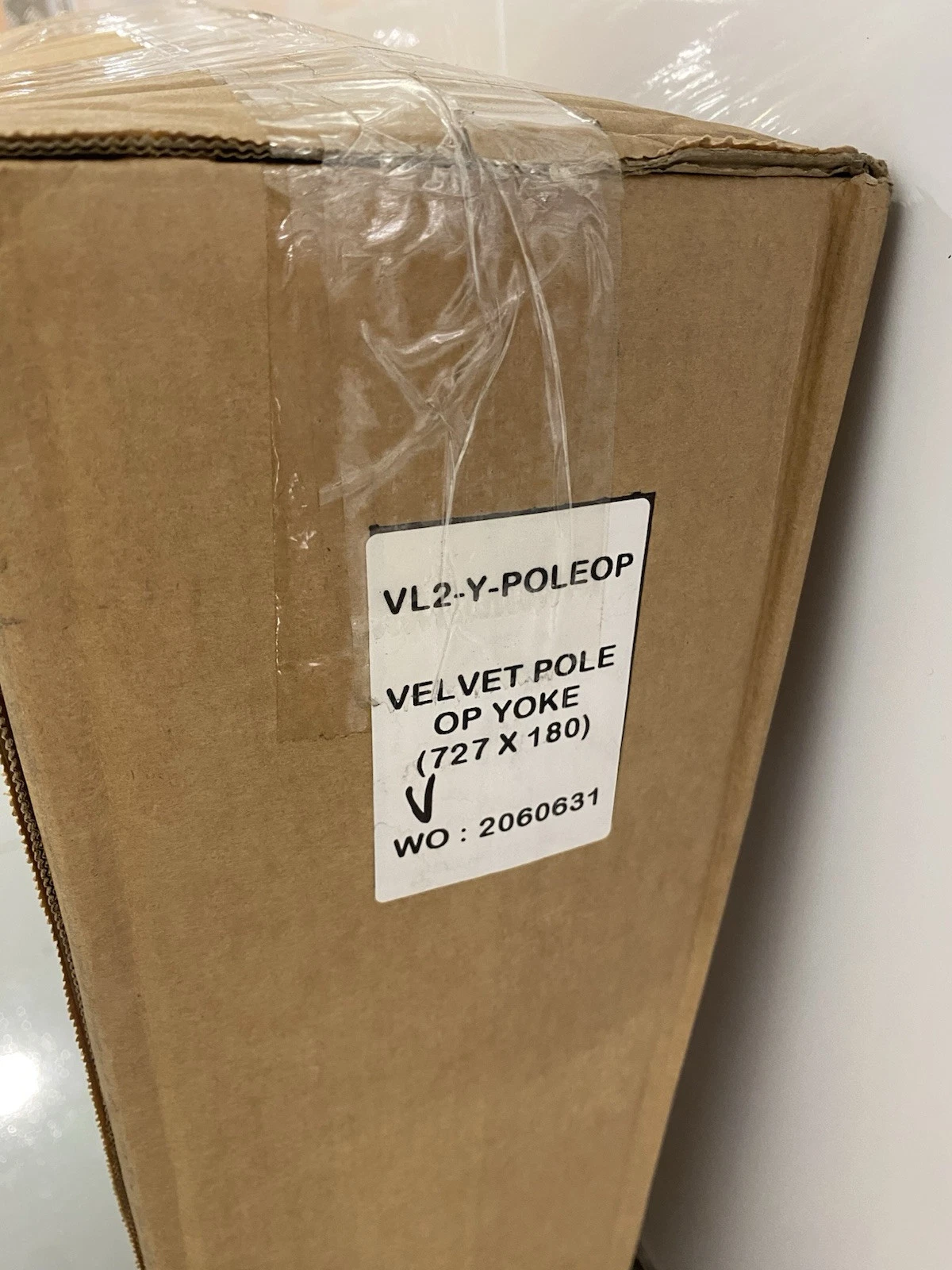 Velvet Pole Operated Yoke For VL2 With Plate And Screws VL2-Y-POLEOP Brand New 2